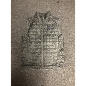 PATAGONIA Jacket Mens Medium Black Quilted Puffer Vest